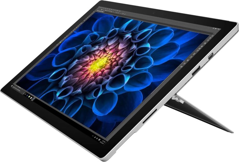 🖥️ Microsoft Surface Pro 4 (Renewed) – 12.3” Touchscreen, Intel Core i7, 16GB RAM, 256GB SSD, Windows 10 Pro – Silver | Available at Lapro USA